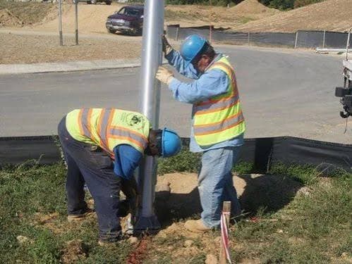 High/Mini Mast Street Light construction project image