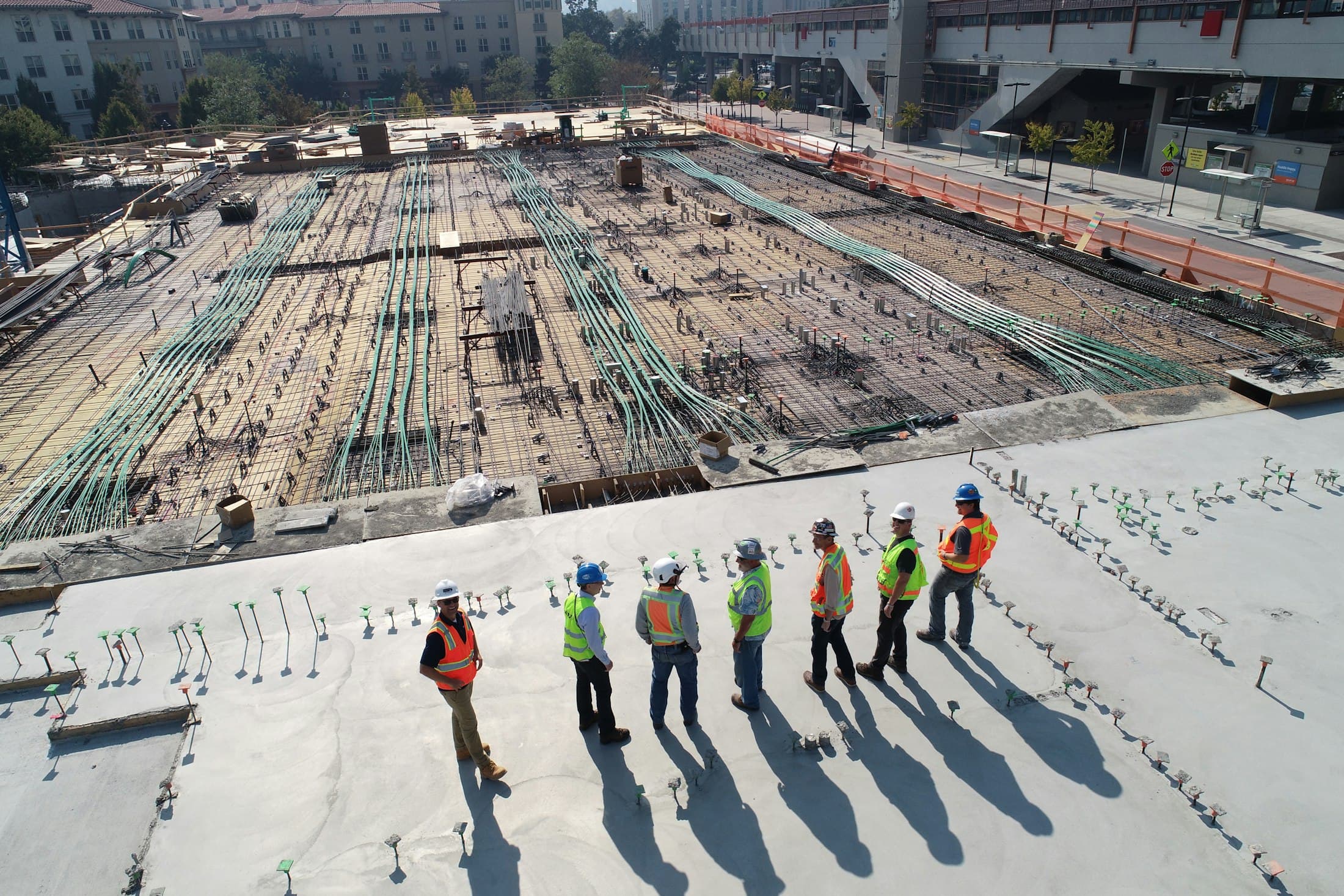 Commercial construction structure